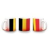 TAZA CON DEGRADADO bandera bélgica pais gobierno belga color personalizada