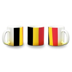 TAZA CON DEGRADADO bandera bélgica pais gobierno belga color personalizada