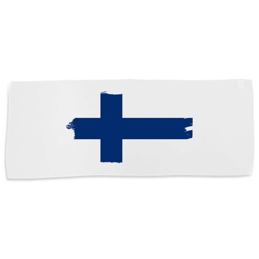 TOALLA GIMNASIO GYM ABSORBENTE bandera finlandia pais gobierno finlandés suave con bolsita