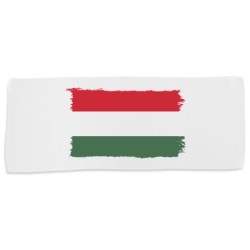 TOALLA GIMNASIO GYM ABSORBENTE bandera hungría pais gobierno húngaro suave con bolsita