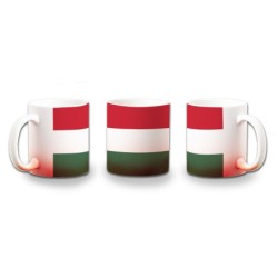 TAZA CON DEGRADADO bandera hungría pais gobierno húngaro color personalizada