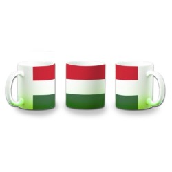 TAZA CON DEGRADADO bandera hungría pais gobierno húngaro color personalizada