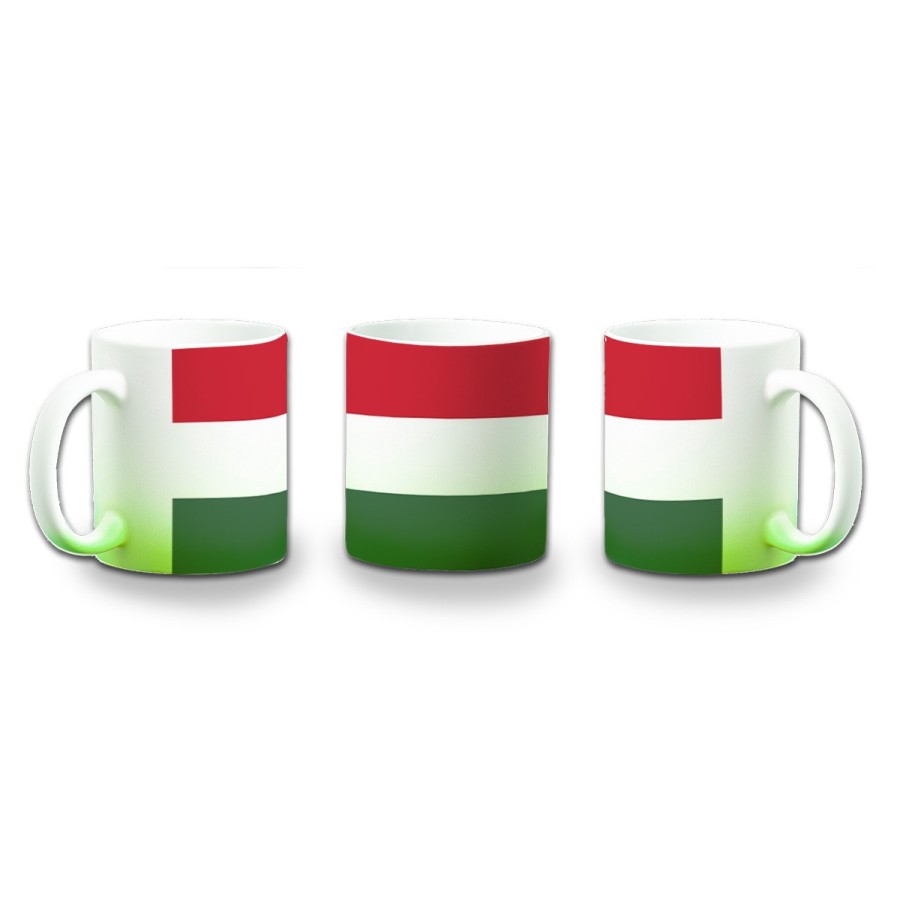 TAZA CON DEGRADADO bandera hungría pais gobierno húngaro color personalizada