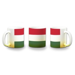 TAZA CON DEGRADADO bandera hungría pais gobierno húngaro color personalizada