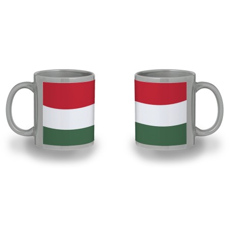 TAZA COLOR RECUADRO bandera hungría pais gobierno húngaro color mug jarra cerveza te infusión