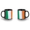 TAZA COLOR RECUADRO bandera irlanda pais gobierno irlandés color mug jarra cerveza te infusión