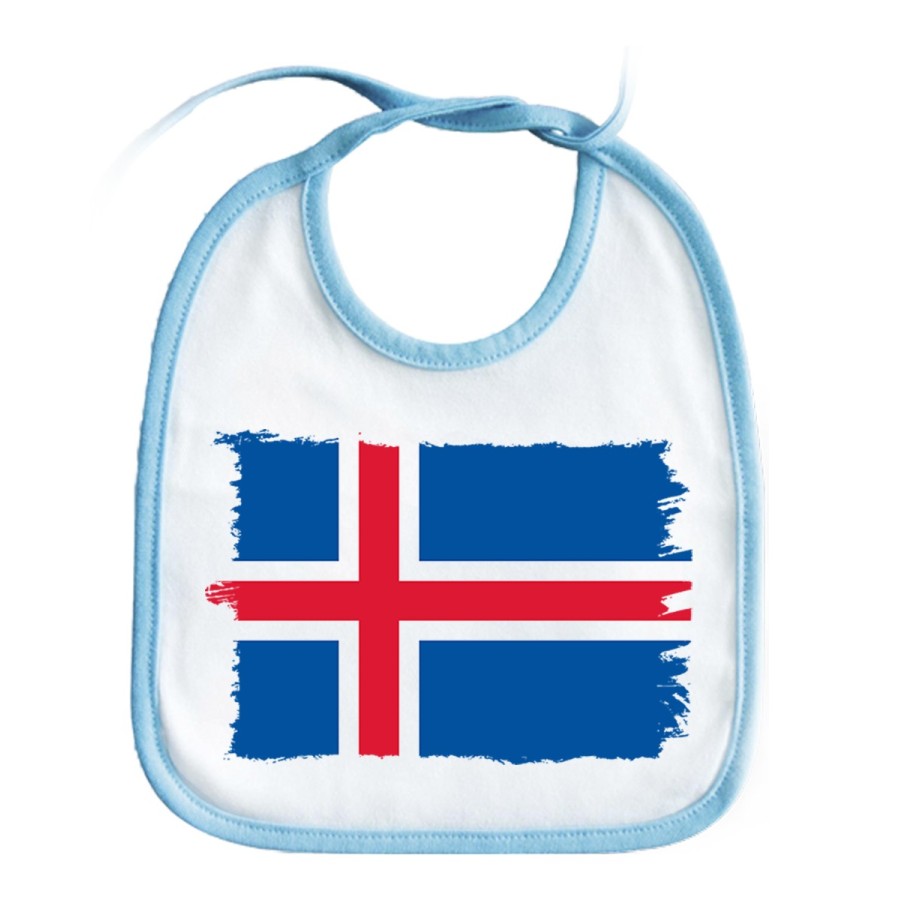 BABERO COLORES bandera islandia pais gobierno islandés personalizado bebe