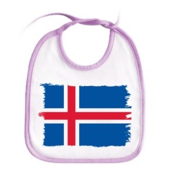 BABERO COLORES bandera islandia pais gobierno islandés personalizado bebe