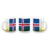 TAZA CON DEGRADADO bandera islandia pais gobierno islandés color personalizada