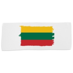 TOALLA GIMNASIO GYM ABSORBENTE bandera lituania pais gobierno lituano suave con bolsita