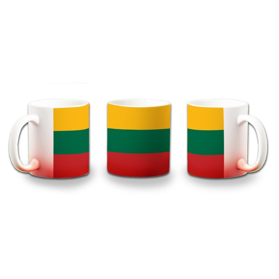 TAZA CON DEGRADADO bandera lituania pais gobierno lituano color personalizada