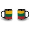 TAZA COLOR RECUADRO bandera lituania pais gobierno lituano color mug jarra cerveza te infusión