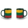 TAZA COLOR RECUADRO bandera lituania pais gobierno lituano color mug jarra cerveza te infusión