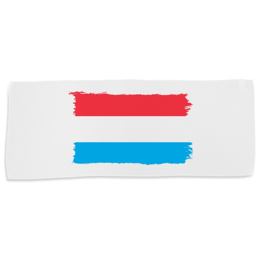 TOALLA GIMNASIO GYM ABSORBENTE bandera luxemburgo pais gobierno luxemburgués suave con bolsita