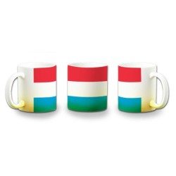 TAZA CON DEGRADADO bandera luxemburgo pais gobierno luxemburgués color personalizada