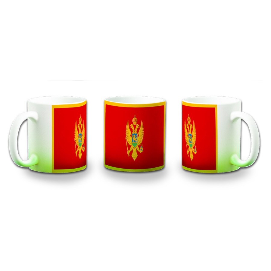 TAZA CON DEGRADADO bandera montenegro pais gobierno montenegrino color personalizada