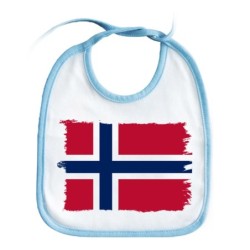 BABERO COLORES bandera noruega pais gobierno noruego personalizado bebe