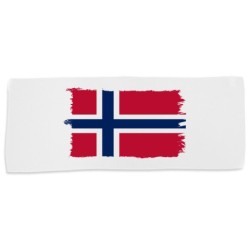 TOALLA GIMNASIO GYM ABSORBENTE bandera noruega pais gobierno noruego suave con bolsita