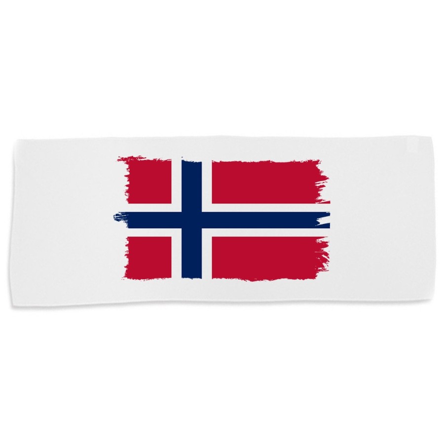 TOALLA GIMNASIO GYM ABSORBENTE bandera noruega pais gobierno noruego suave con bolsita