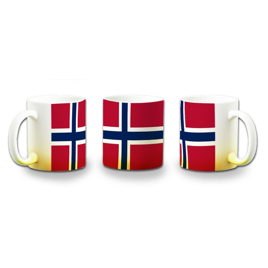 TAZA CON DEGRADADO bandera noruega pais gobierno noruego color personalizada