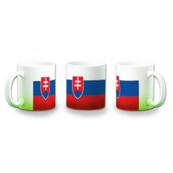 TAZA CON DEGRADADO bandera eslovaquia pais gobierno eslavo color personalizada