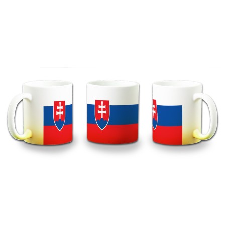 TAZA CON DEGRADADO bandera eslovaquia pais gobierno eslavo color personalizada