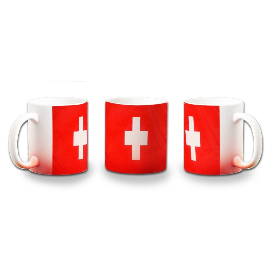 TAZA CON DEGRADADO bandera suiza pais gobierno suizo suizos color personalizada