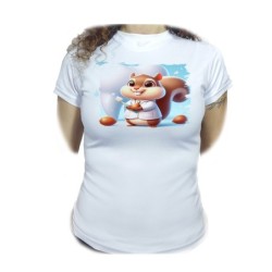 CAMISETA MUJER ardilla...