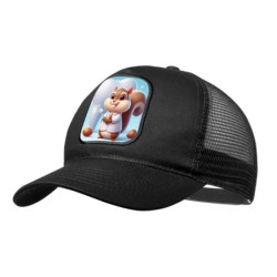 GORRA NEGRA CON REJILLA...