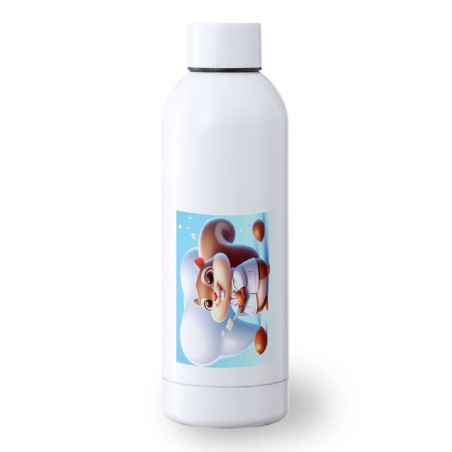 BIDON 500 ML ACERO INOXIDABLE ardilla dentista animal profesion dientes deporte deportivo botella senderismo