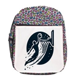 MOCHILA LUNARES ESTAMPADO logo baloncesto deporte balon jugadores escolar personalizado picnic excursión deporte