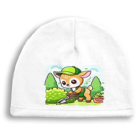 GORRO DEPORTIVO ciervo jardinero animal profesion plantas deporte running correr