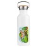 BIDON 750 ML ACERO INOXIDABLE ESTILO RETRO ciervo jardinero animal profesion plantas deporte deportivo botella