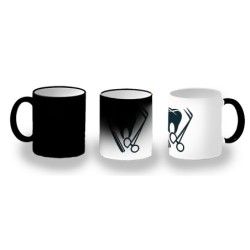 TAZA MÁGICA logo dentista...