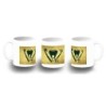 TAZA FOTOLUMINISCENTE logo dentista profesion dientes medico BRILLA OSCURIDAD