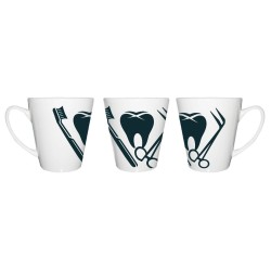 TAZA CÓNICA logo dentista...