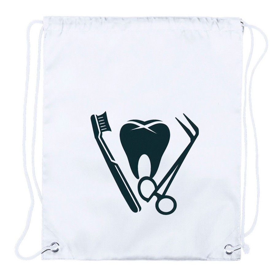 MOCHILA DE CUERDAS (SELECCIONE CANTIDAD) logo dentista profesion dientes medico playa piscina excursion