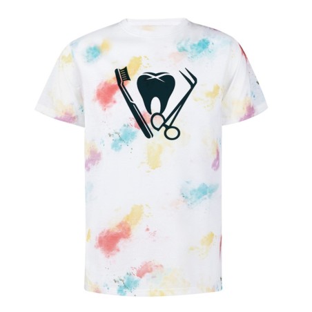 CAMISETA MARCAS COLORES logo dentista profesion dientes medico personalizada