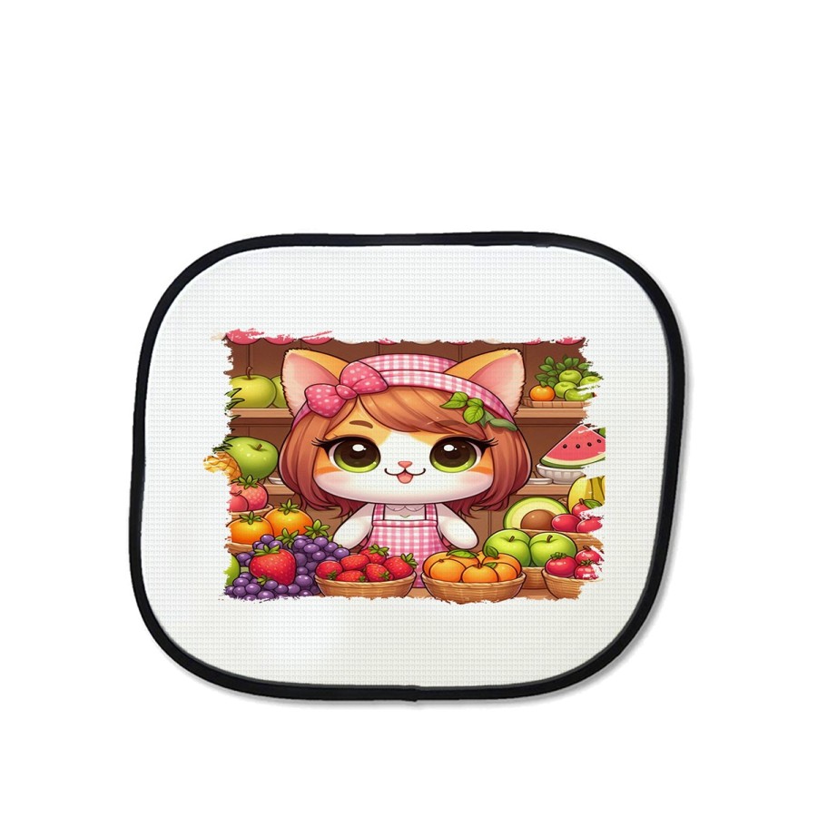 PARASOL gato frutero animal profesion fruteria personalizado coche