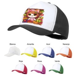 GORRA COLORES gato frutero...