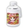 BIDON CRISTAL CON FUNDA SOFT SHELL gato frutero animal profesion fruteria tapon seguridad botella