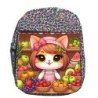 MOCHILA LUNARES ESTAMPADO gato frutero animal profesion fruteria escolar personalizado picnic excursión deporte