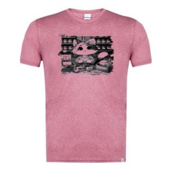 CAMISETA ROJA MEZCLA CON...
