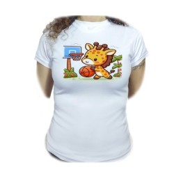 CAMISETA MUJER girafa...