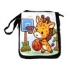 BANDOLERA REPORTERO MEDIANA BOLSO girafa jugador animal deporte baloncesto bolsa mochila hombro