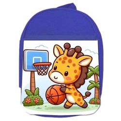 MOCHILA AZUL girafa jugador...