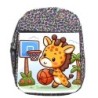 MOCHILA LUNARES ESTAMPADO girafa jugador animal deporte baloncesto escolar personalizado picnic excursión deporte