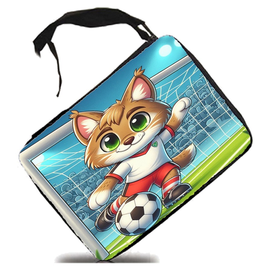 ESTUCHE lince jugador futbol deporte futbolista escolar case