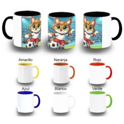 TAZA COLORES lince jugador...