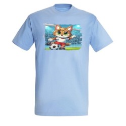 CAMISETA AZUL CIELO lince...